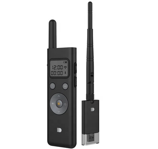 

Custom 433MHz Remote Control Green Light Las er Pointer PPT Page-turning Pen With 10-20m Range Box