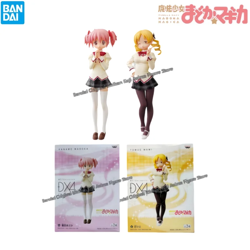 

Bandai In Stock Original Box Garagekit Model Puella Magi Madoka Magica Tomoe Mami Kaname Madoka Anime Characters Original Statue