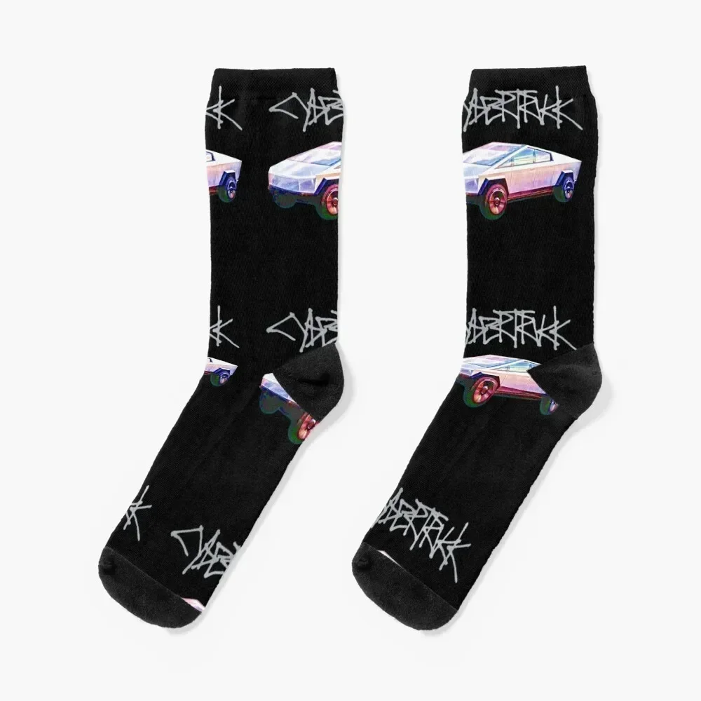 CYBER TRUCK Socks funny sock hockey custom winter thermal Man Socks Women's