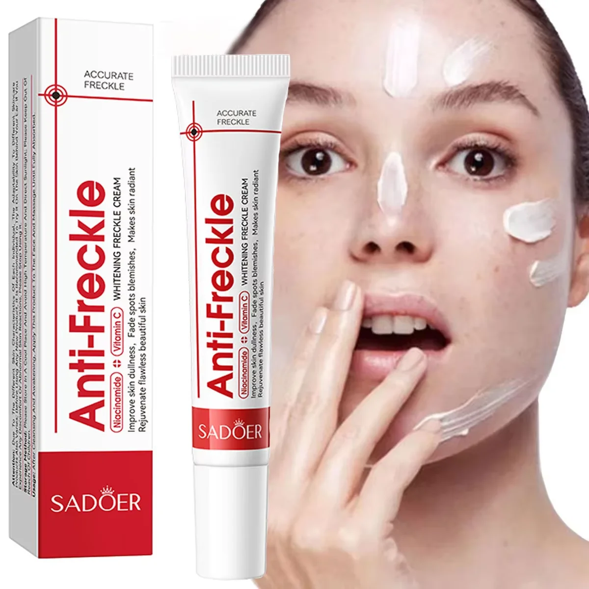 Niacinamide Improve Freckle Cream Lightening Dark Spots Freckle Face Creams Fade Pigmentation Melasma Brightening Skin Care