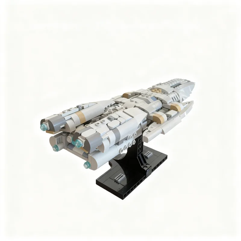 

474PCS MOC Creative Model Battlestar Galactica Midi Scale Premium Display Assembly Brick DIY Home Decor Gift Collectible Blocks