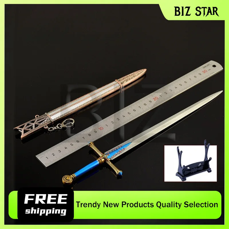 30 cm/11.81in Eldenn Game Perifere Wapen Model Calia Ridder Zwaard Geschenkdoos Editie Metalen Ambachten Desktop Display speelgoed Collectie