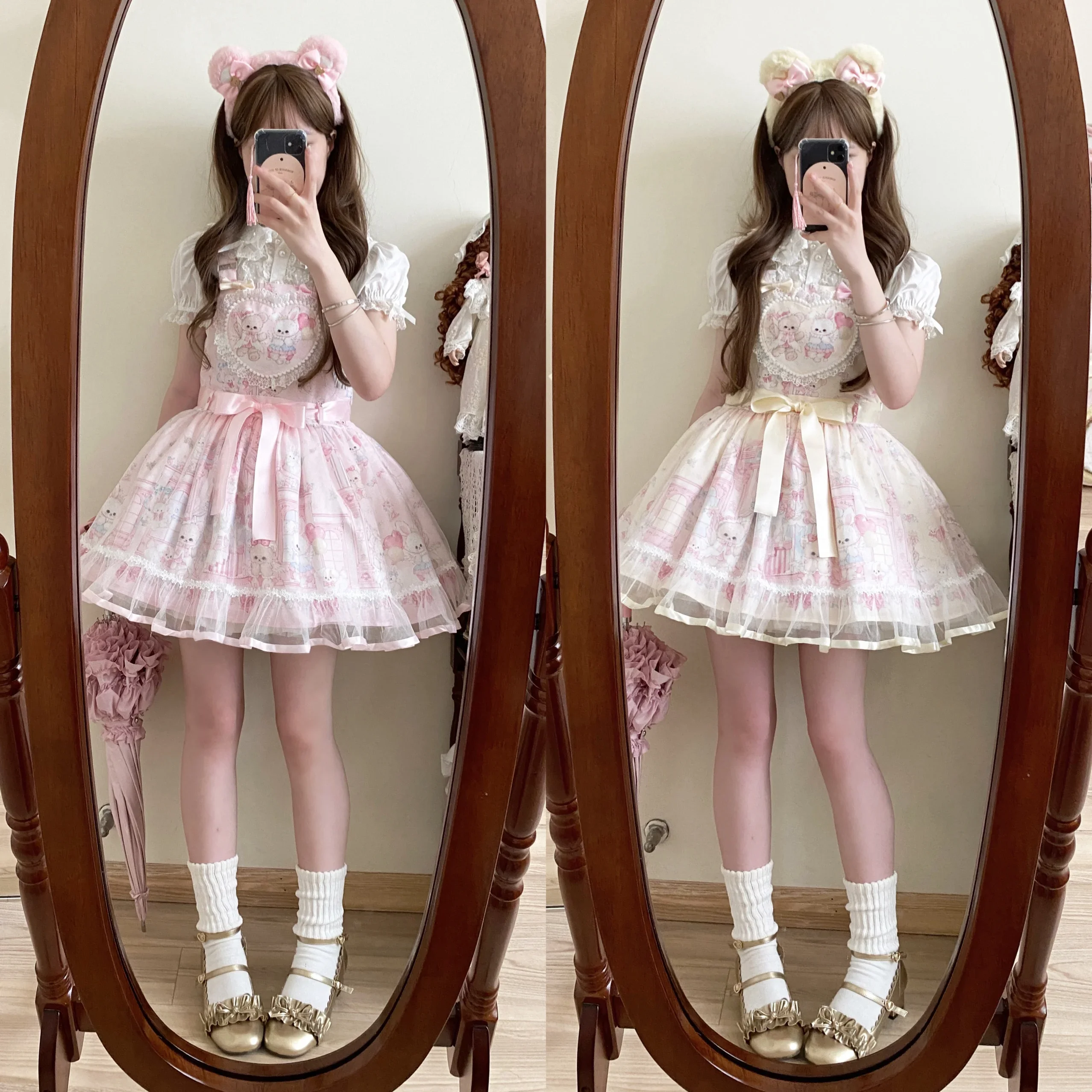 

Harajuku Original Design New Lolita JSK Sleeveless Summer Wear Tea Party Birthday Gift For Friends Soft Daily Clothes Set 2025