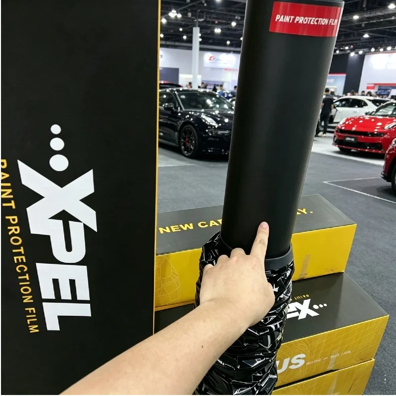 

Пленка XPEL PPF TPU матовая черная для защиты лакокрасочного покрытия, самовосстанавливающаяся, с нанопокрытием, антицарапийная, гидрофобная, легко устанавливаемая – Stealth Satin