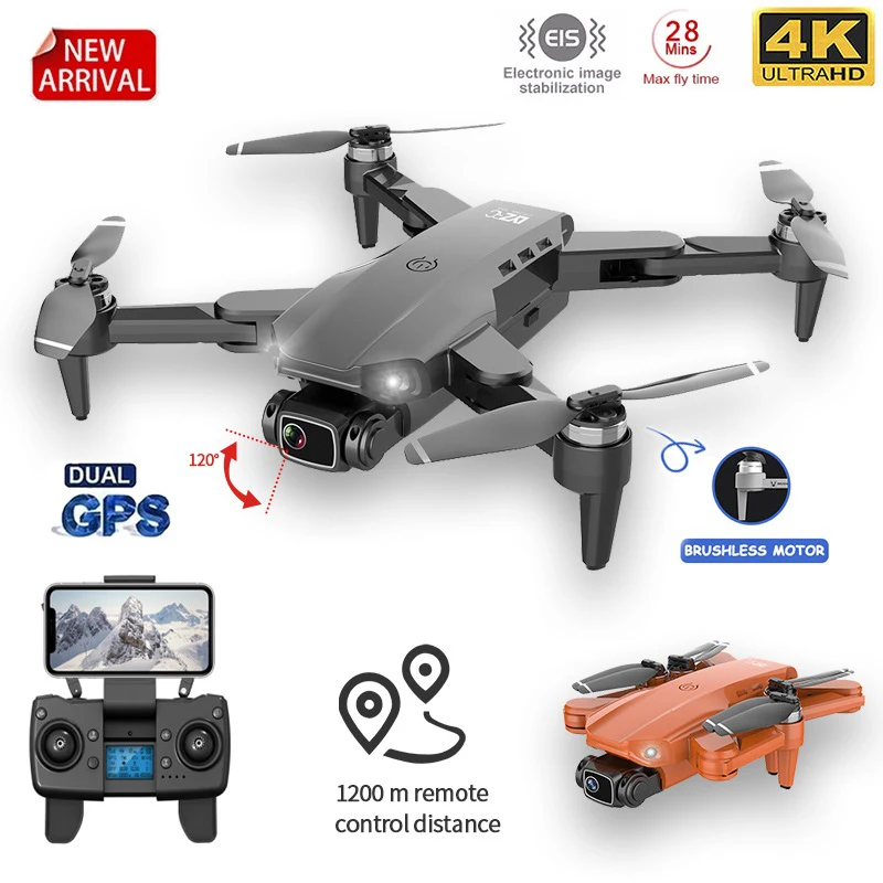 L900 PRO GPS Drone 4K Dual HD Camera Professional Aerial Photography Brushless Motor Foldable Quadcopter RC Distance1200M