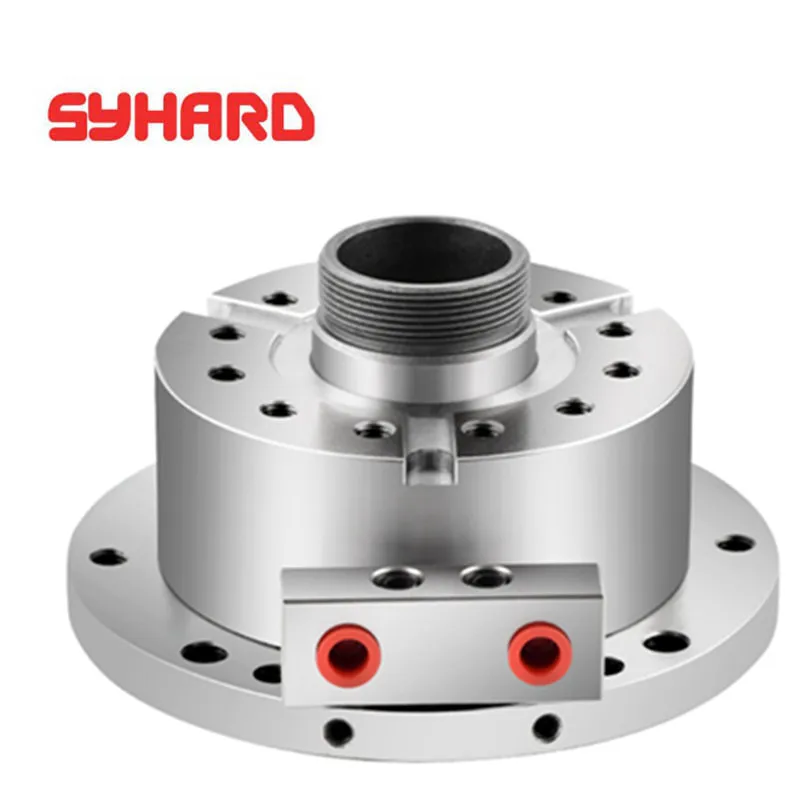 4inch / 5inch / 6inch / 8inch / 10inch  Fixed Base For Hollow Vertical Hydraulic Chuck Seat Drilling And Milling Machine Center