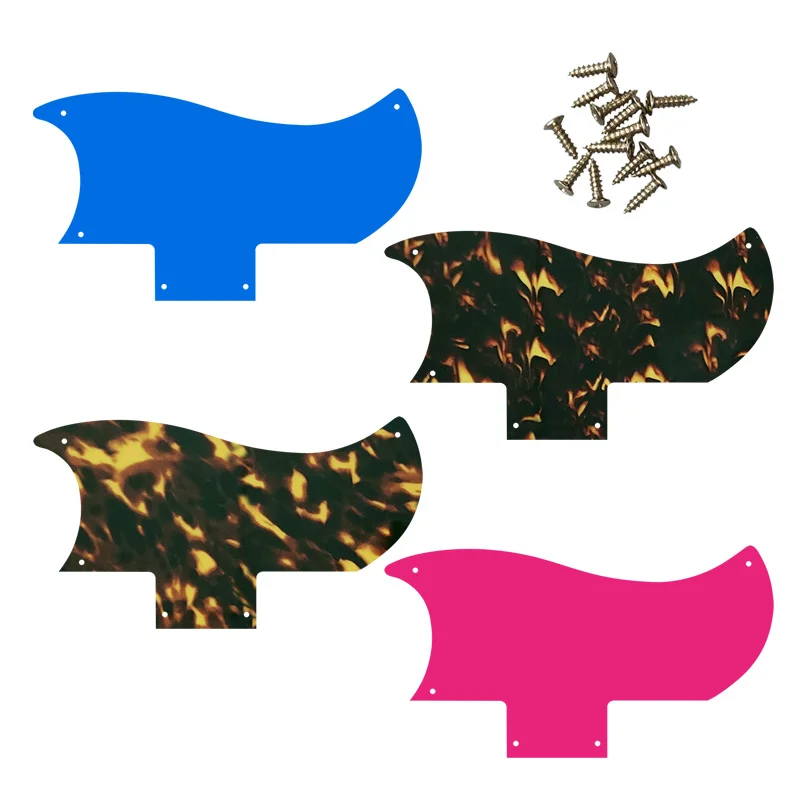 

5pcs Custom Guitar Pickgaurd - For 61 SG Guitar Pickguard Scratch Plate, Multiple Colour Flame Pattern