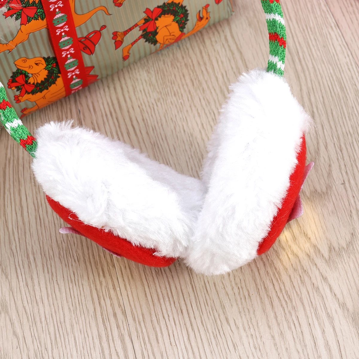 الأيائل يفشل عيد الميلاد تدفئة الأذن للبالغين الشتاء الأذن يغطي المضادة للانزلاق فروي عطلة حزب هدية أغطية الرأس التبعي #2