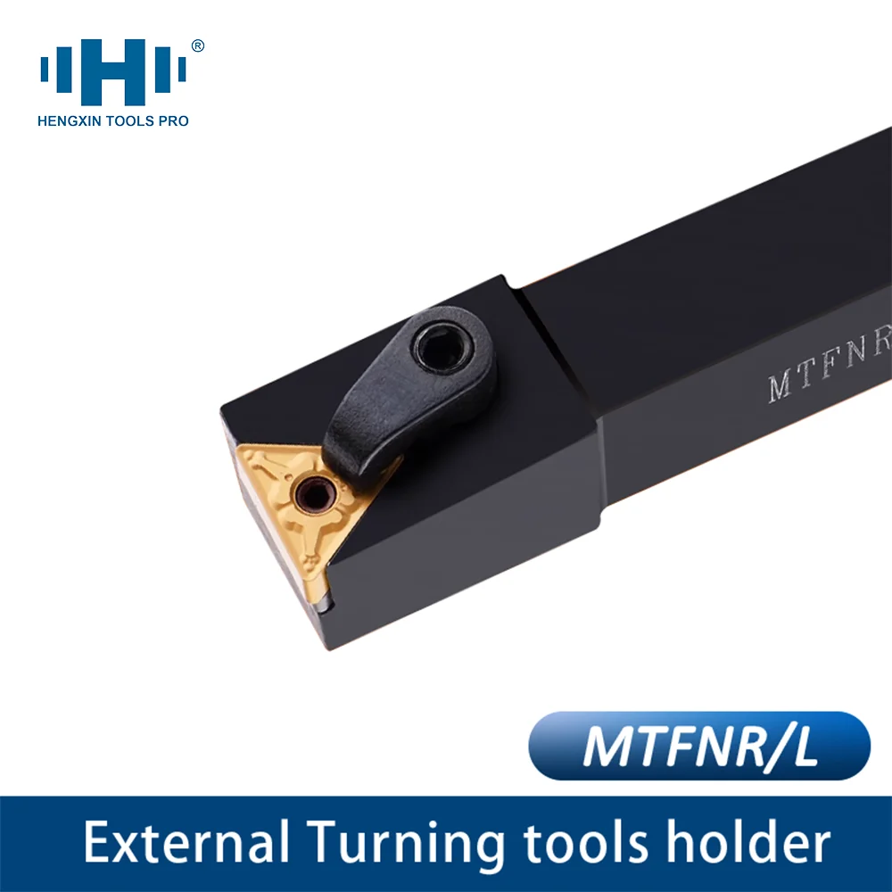 

HENGXIN MTFNR MTFNL MTFNR2020K16 MTFNR2525M16 MTFNR3232P16 External Turning Tools Holder Lathe CNC Tools TNMG Cutter Bar