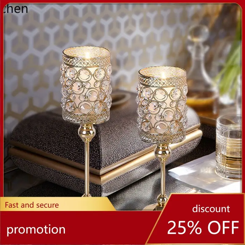 

Хрустальные подсвечники Zml, декоративные украшения для подсвечников