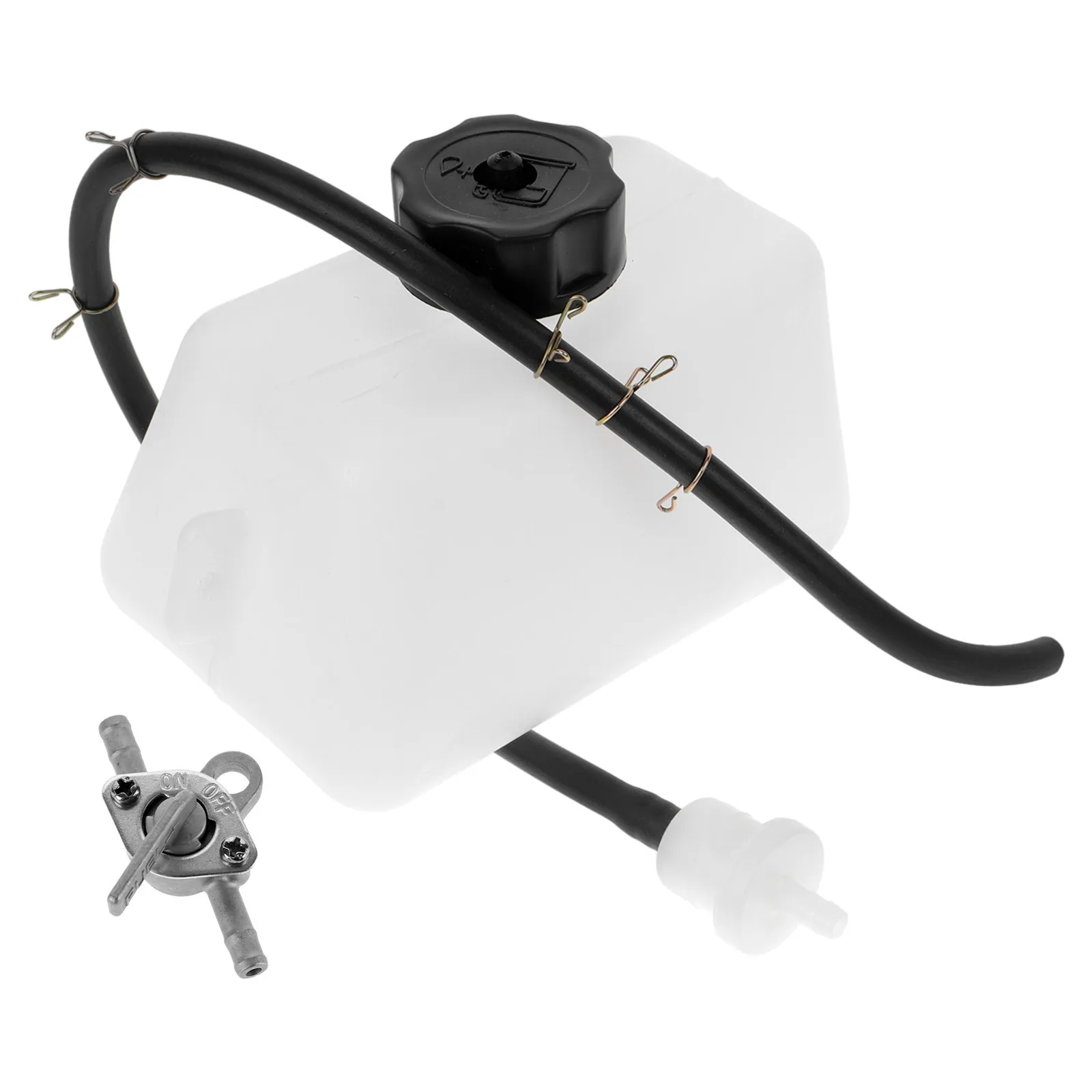 

3pcs Motorcycle Fuel Tank Small Gas Tank For 47Cc 49Cc Mini Bike Engine Off-Road Motorbike Accessories Fuel Bottle Replacement