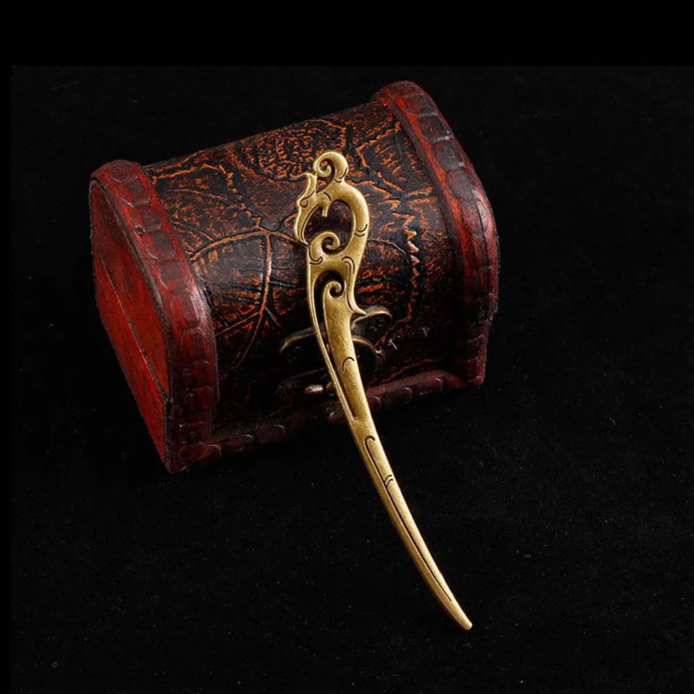 

Carved Retro Antique Women Ethnic Wedding Metal Hairpin Headwear Hair Accessories Hair Clasp