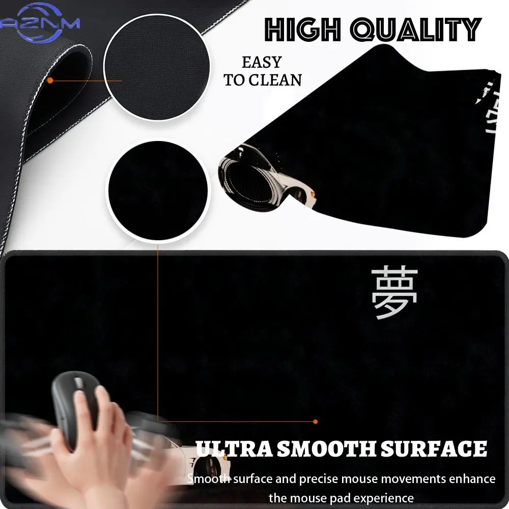 Snow Mouse Pad, a Super Large 2D Flat Gaming Mouse Pad for Desktops, Perfect for Both Men And Women. It Serves As a Stylish Desk
