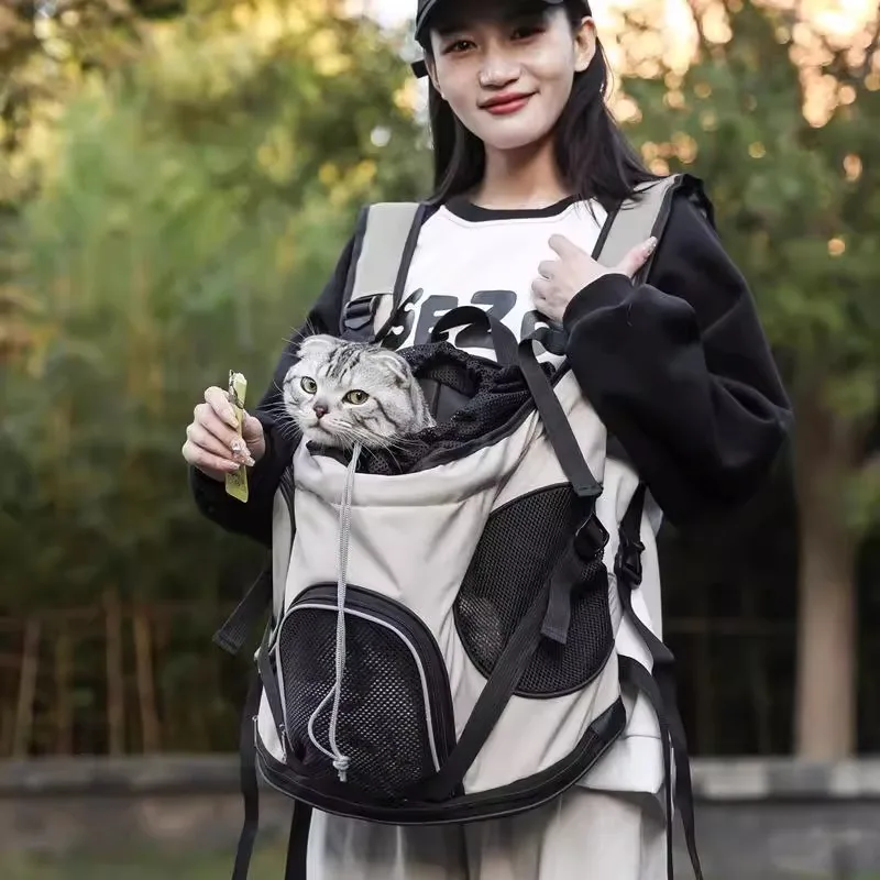 

Portable Canvas Bag Pet Bapa Outing Dog Tote Bag Front Opening Breathable Double oulder for ower