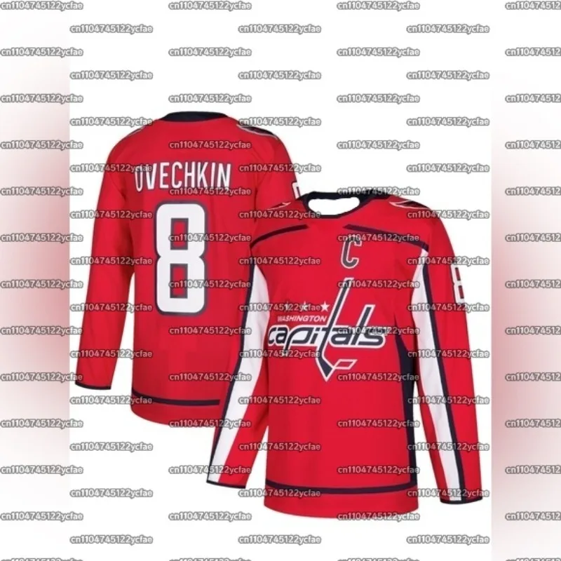 

2026 Trendy Men's Jersey Capitals Alexander Ovechkin Fanatics Red Home Player Jersey Long Sleeve Breathable and Comfortable Top