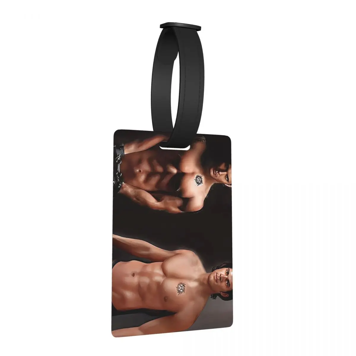 

Supernatural TV Wincherter Bros Luggage Tags Suitcase Accessories Travel Cute Baggage Boarding Tag Label Holder ID Name Address