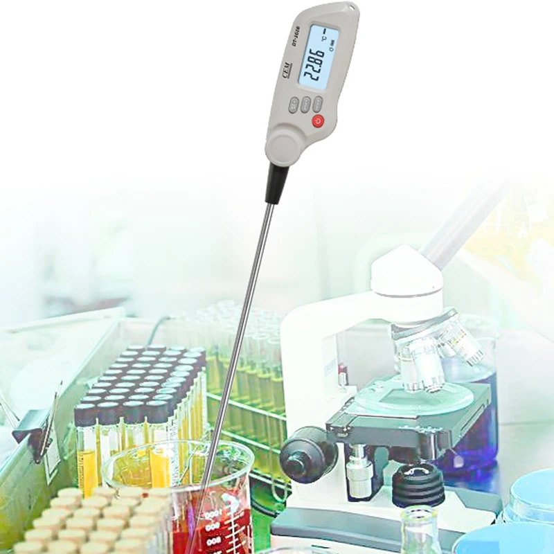 

Termometro standard di precisione con termometro ad alta precisione tipo asta DT-1616, termometro di livello da laboratorio