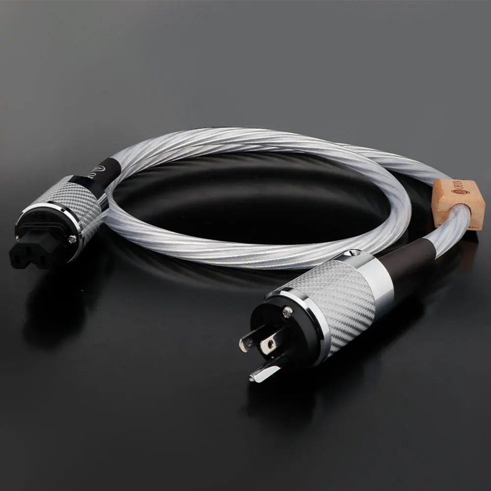 High-End Nordost Odin 7N Silver Plated Power Cable With Carbon Fiber Rhodium Plated EU/US Power Plug power amplify