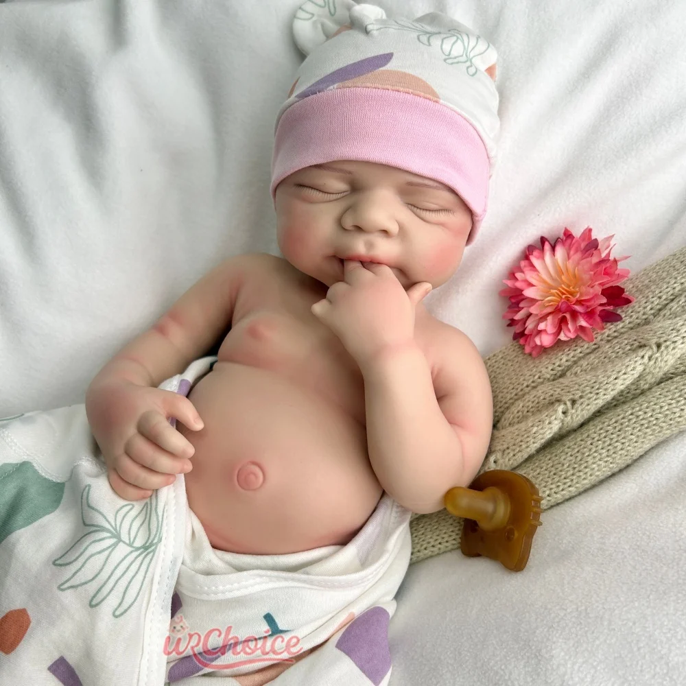 20 pollici morbido al tatto silicone rinato neonato/ragazza dettagli realistici pelle 3D può utilizzare ciucci bambola rinascita per fotografia giocattolo per bambini