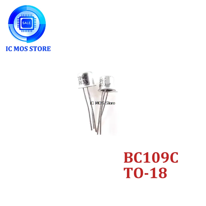 

5/10/50pcs BC109C small gold sealed transistor TO-18 liquid crystal temperature controller