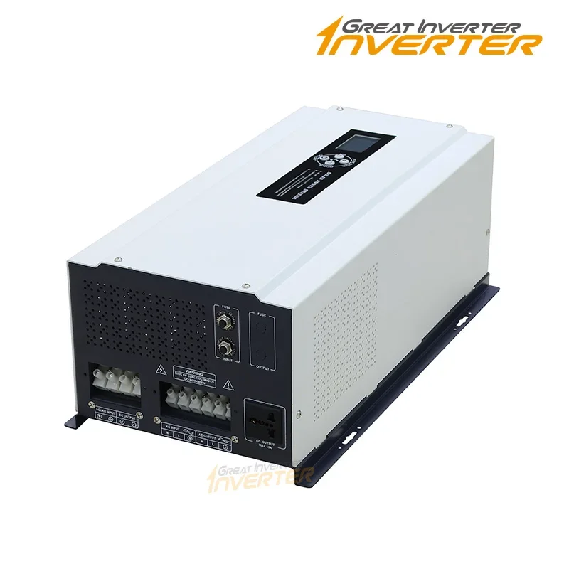 1KW Wall Mounted Power Frequency Pure Sine Wave Inverter 12V 24V 48V to 110V 120V 220V 230V 240V Charging 0-30A Solar inverter