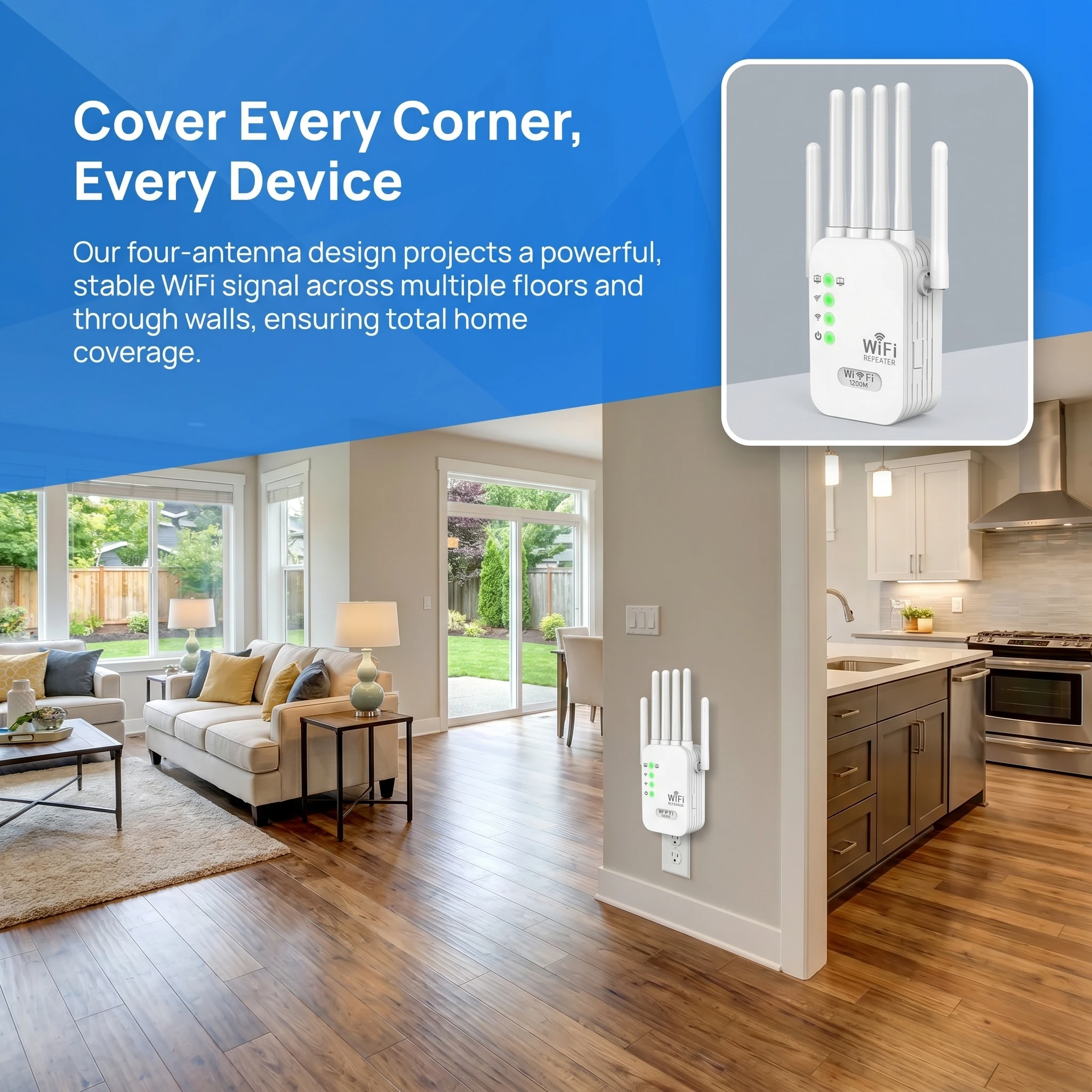 Pengulang Sinyal WiFi Wireless - Wifi Range Extender ulasan dan harga