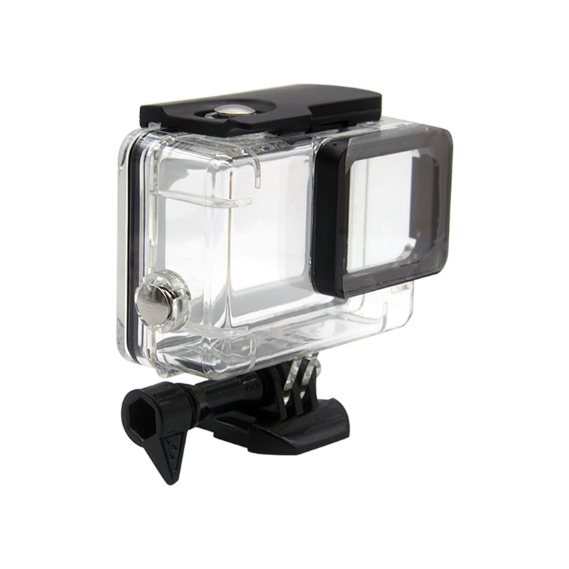 Per Gopro 5 custodia impermeabile custodia subacquea + filtro per immersione rosso rosa viola per Go Pro Hero 5 6 7 accessori neri