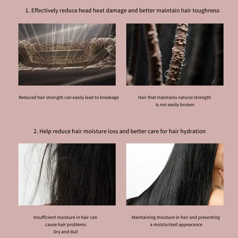 Многофункциональный фен 6-в-1, щипцы для завивки волос, выпрямитель, расческа с горячим воздухом, набор для укладки, результаты в салоне дома