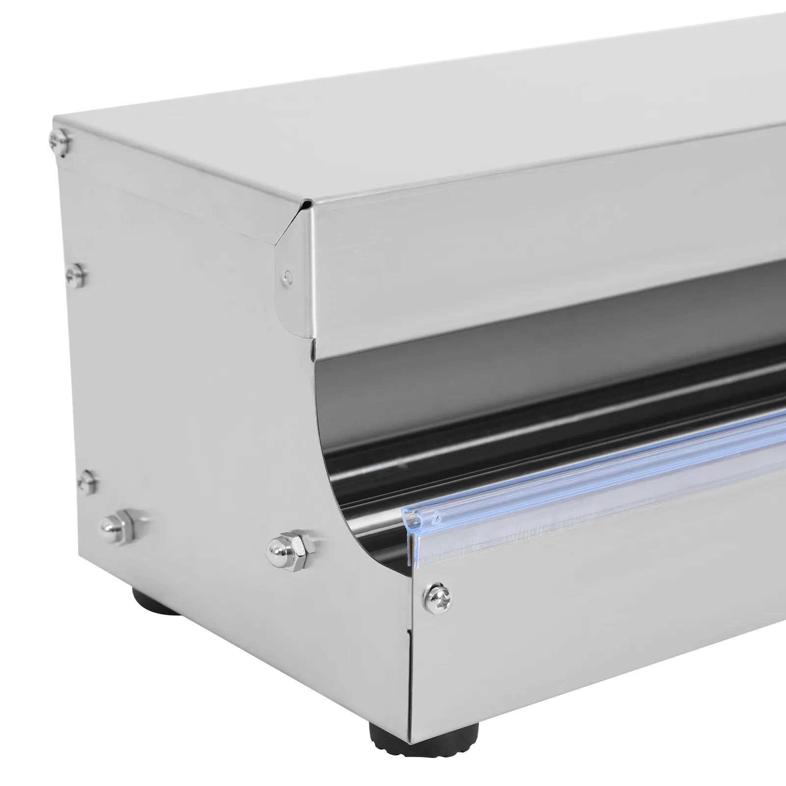 Manual Food Wrap Film Dispenser Stretch Film Packing Wrapper for 9.8-17.7" Width