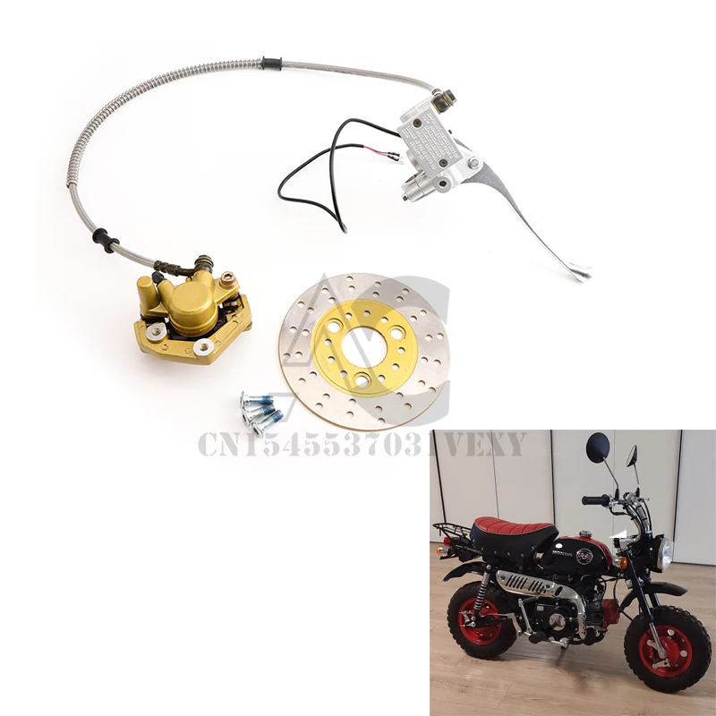 

Hydraulic Front Disc Brake Caliper Pump System with Brake Dics For Honda Monkey Z50 Bike Z50R