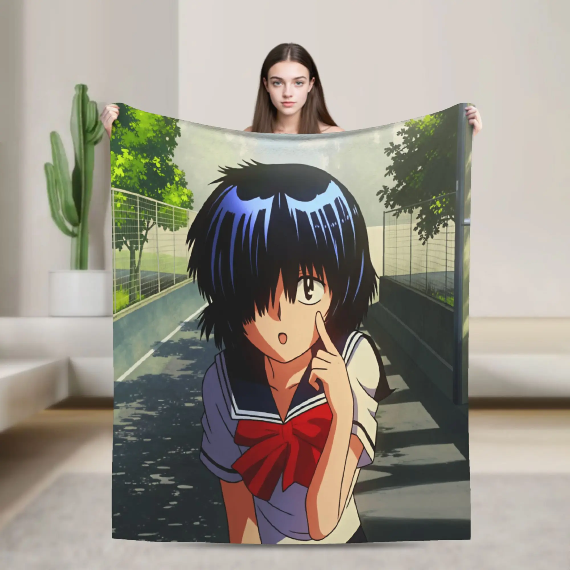 Anime Mysterious Girlfriend X Blanket Quality Soft Cozy  Bedding Throws Winter Travel Sofa Home Print Bedspread