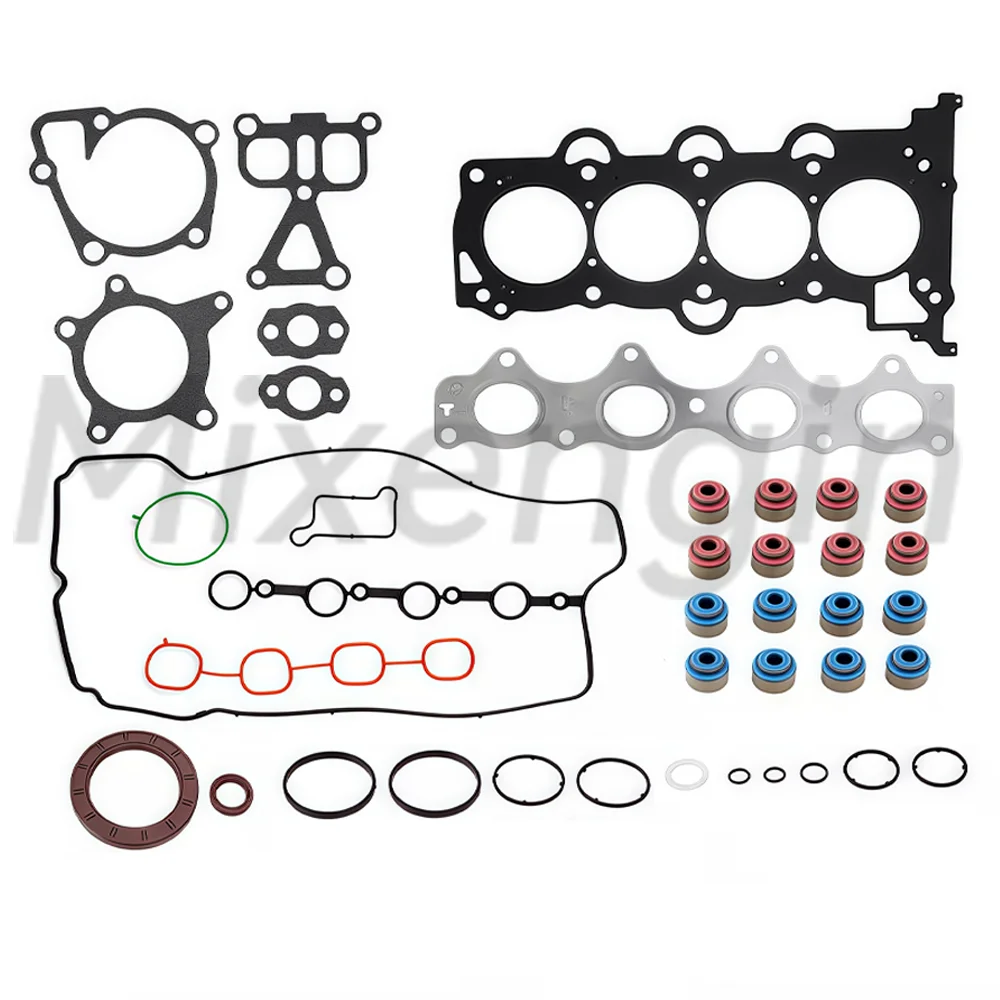 Engine Main & Rod Bearing Connecting Rod Piston Gasket Valve Bolt Set For Hyundai Kia 1.6 L4 GAS G4FD 10-22 Rebuild Overhaul Kit