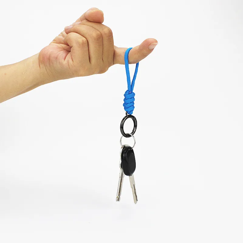 SENLLY Porte-Clés Voiture Universel - Lanière Doigt En Cordon Tressé, Détachable, Style Minimaliste