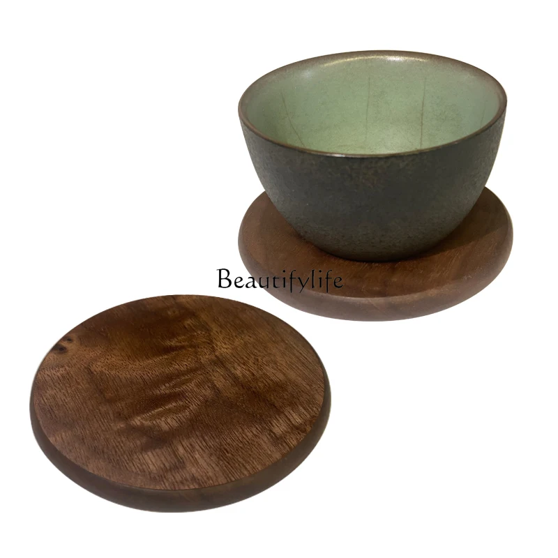 North America Black Walnut Teacup Mat