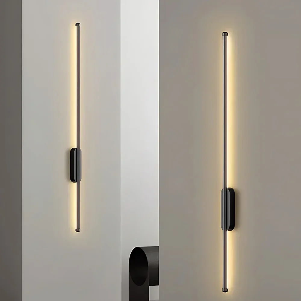 SANDYHA Modern LED Wall Light Simple Design Kitchen Corridor Lighting Fixture Wall Lamp Versatile Black Gold Ceiling Lights for