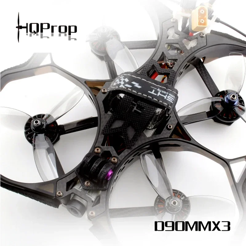 HQPROP D90MMX3 M5 T-Mount PC Blades 90mm Tri-Blade Props Low Noise Fit Cinelog35 3.5 Inch Ducted Cinewhoop FPV Drone Spares