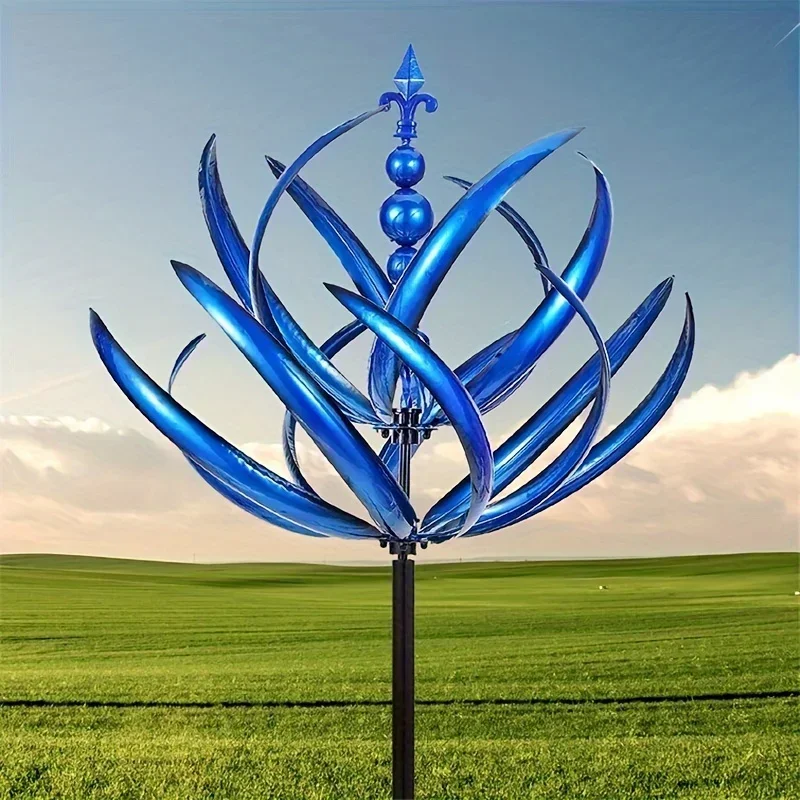 Harlow Wind Spinner Rotator Iron Inground Windmill Garden Harlow Wind Spinner Rotator Home Garden Decoration