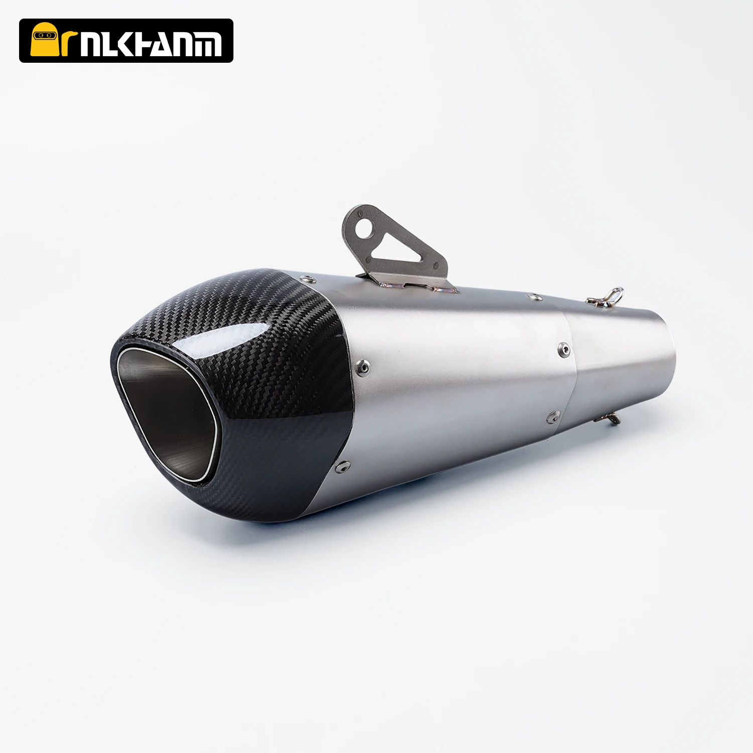 

R55 мотоциклетный глушитель, труба, мото трубка, углеродное волокно, сталь, универсальный выхлоп для Yamaha R3 R6 Z750 CBR600