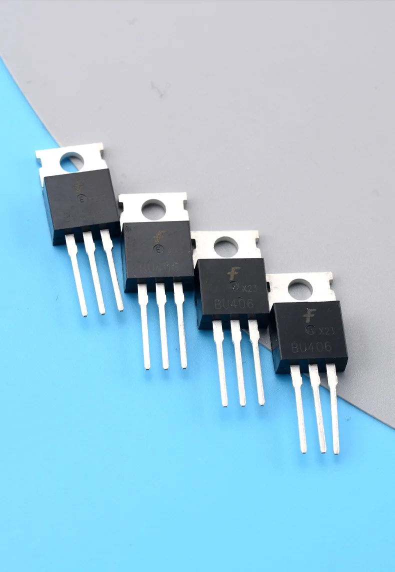 5 Stück bu406 Hochspannung schalt transistor 7a/200V Gehäuse bis