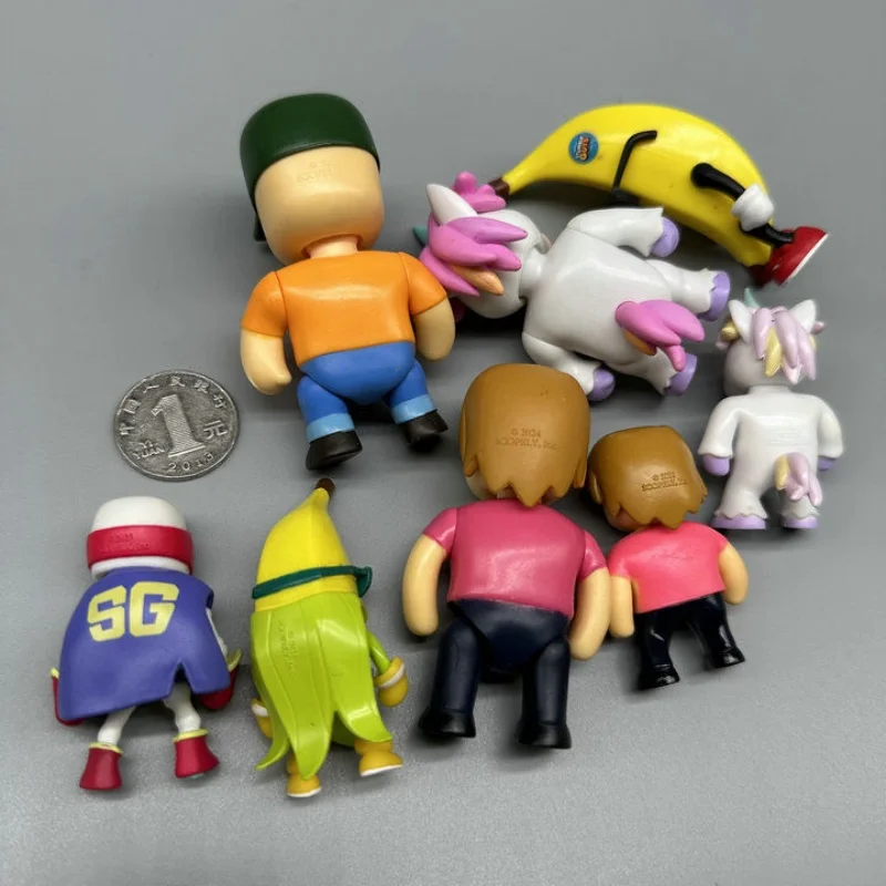 Caliente! Figura Original de Anime Stumble Guy, dinosaurio, monstruo, Banana Man, Cactus, unicornio alienígena, modelo raro, juguete para regalo limitado