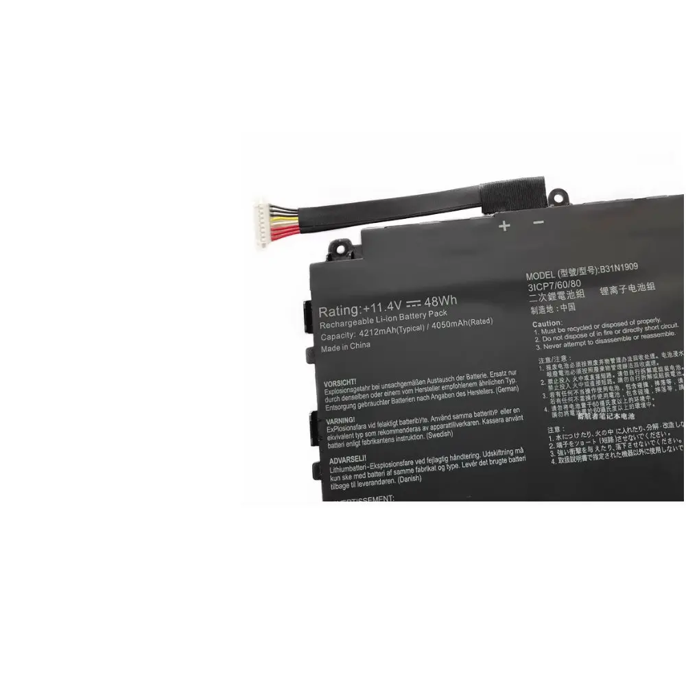 

11.4V 48WH 4212mAh B31N1909 Laptop Battery For Asus ExpertBook P2 P2451 P2451FA P2451FB Series
