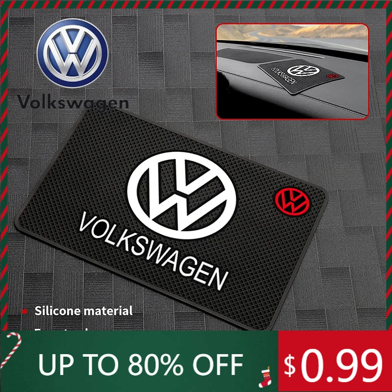

Для VW Volkswagen Jetta MK5 Golf ПВХ автомобильный нескользящий коврик для приборной панели телефона противоскользящий коврик для Volkswagen Golf Tiguan Jetta Transporter