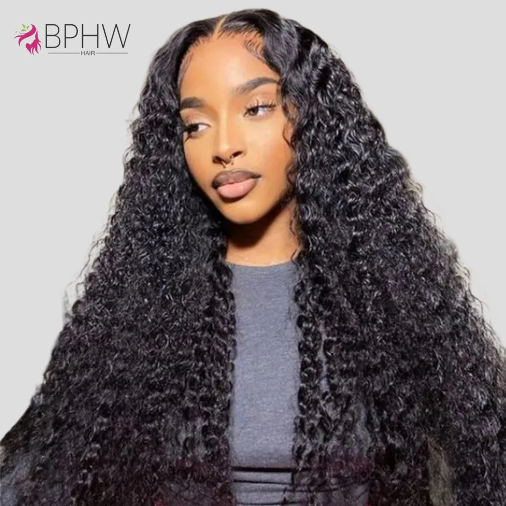 

12A HD Transparent 13x4 Lace Front Wig Kinky Curly 4x4 Lace Closure Wig Pre Plucked 180 Density Wigs For Black Women Remy Hair