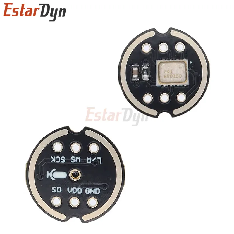 3PCS INMP441 MEMS Módulo de microfone Interface I2S |   Omnidirecional de alta precisão |   Compatível com ESP32/Arduino de baixa potência