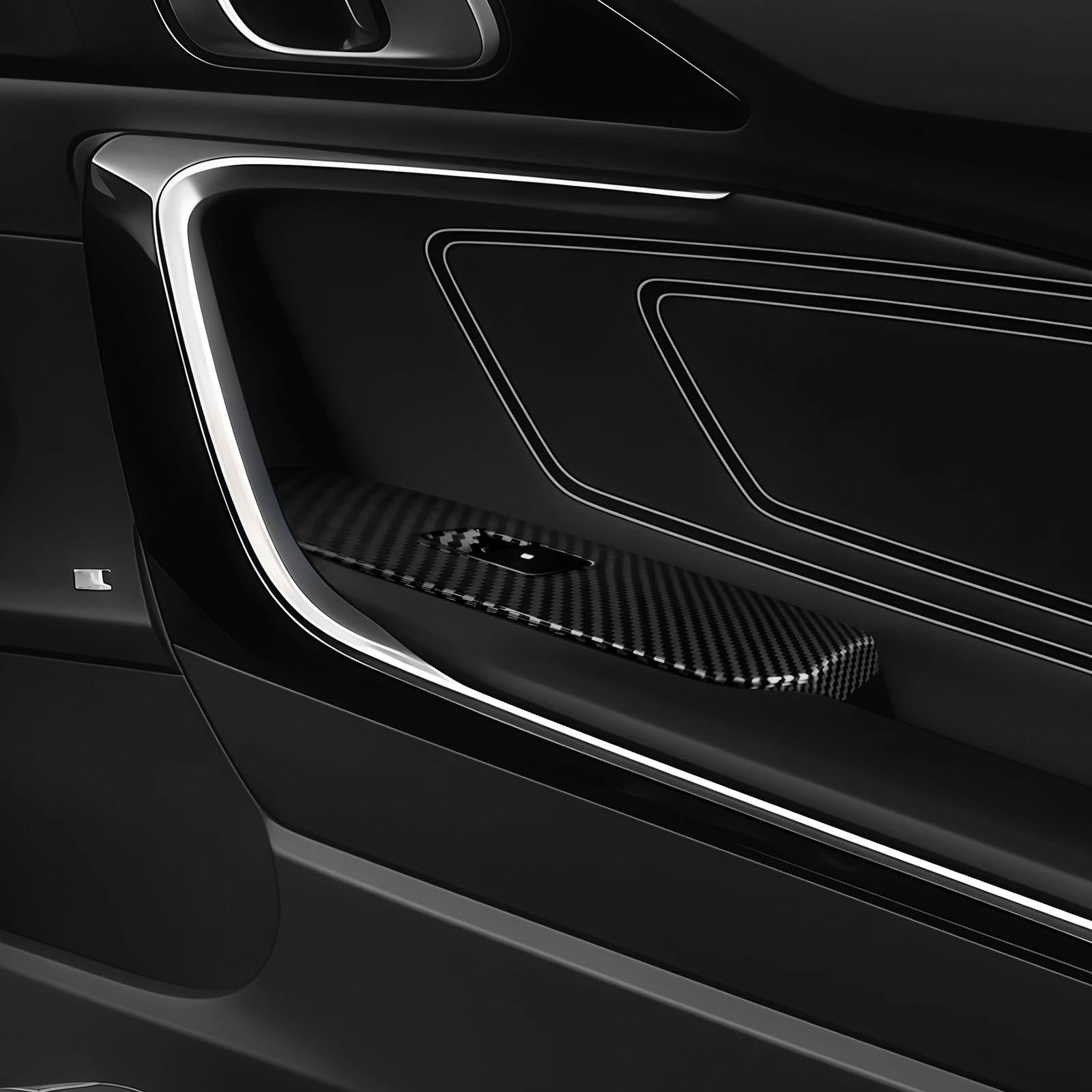 Für Kia Ceed Xceed 2020-2025 Fensterschalter-Abdeckung Türarmlehnen-Verkleidung Auto-Innenausstattung Zubehör Auto-Upgrade-Teil – Detail 3