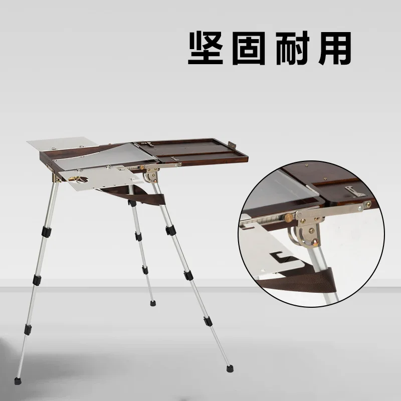 oil painting box portable sketch easel integrated aluminum alloy