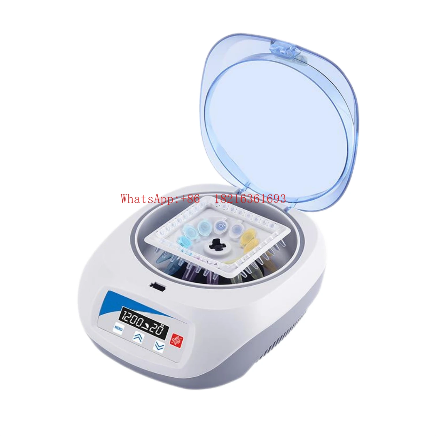 Electric Small Benchtop Centrifuge Laboratory Timed High-Speed Biological Separation Equipment