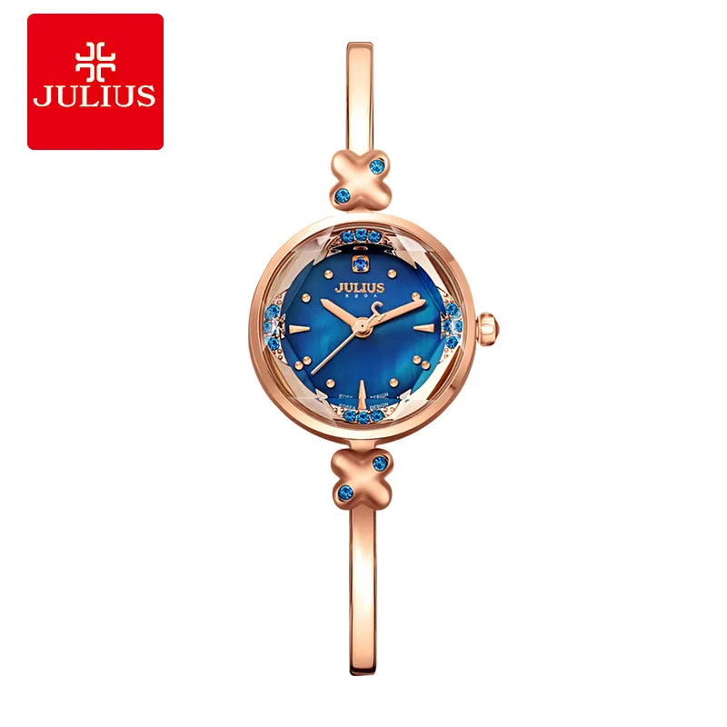 

Watch JA-878 Women Fashion Watches Casual Dress Bangle Watch Rose Gold Julius Top Brand Rhinestone Relogio Feminino Dourado byJu