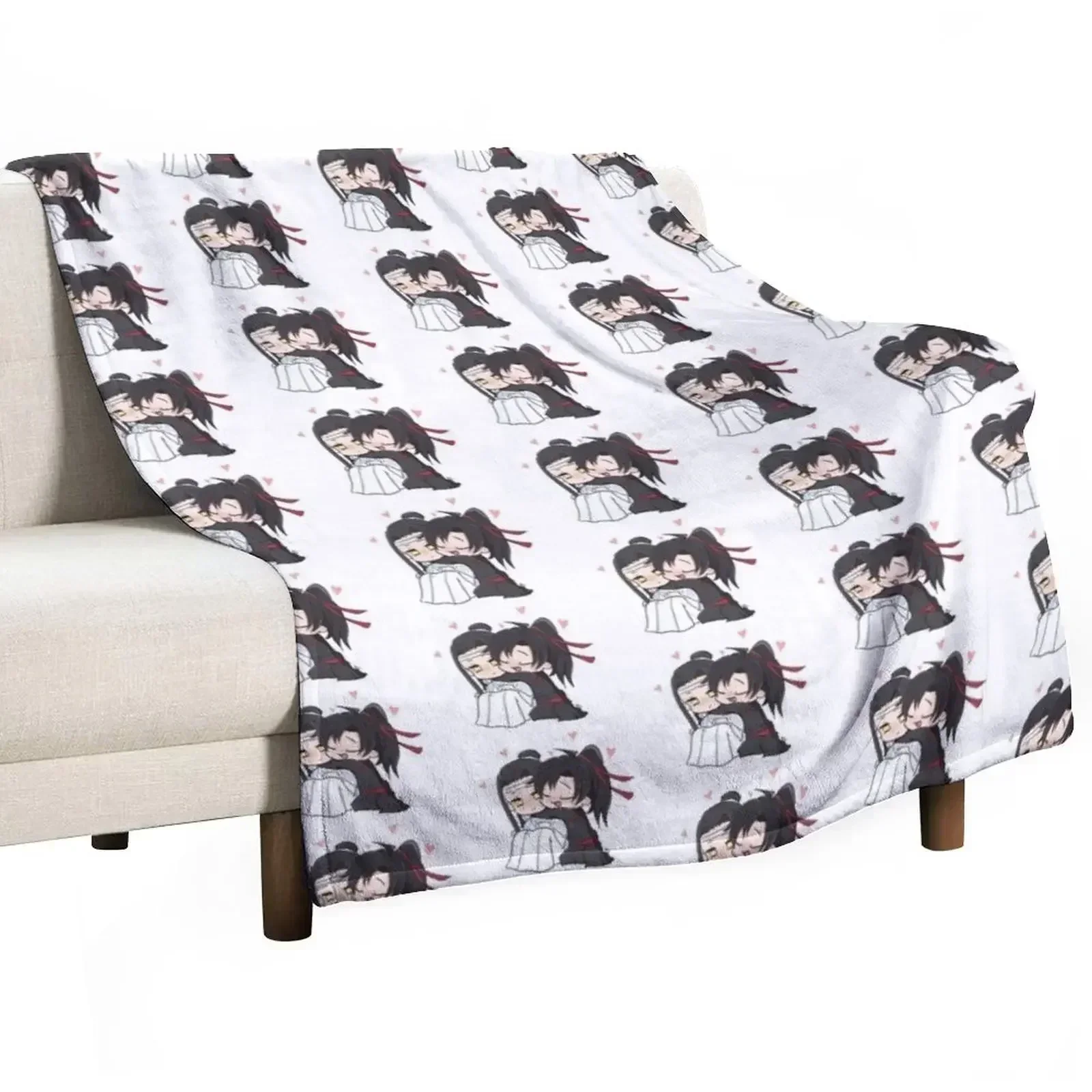 Wangxian Throw Blanket bed plaid Custom Fashion Sofas Single Blankets