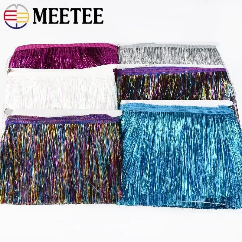 

1/2/4Meters 15cm Colored Fringes Tassles Lace Trim For Clothes Dress Curtains Decoration Ribbon DIY Garment Sewing Accessories